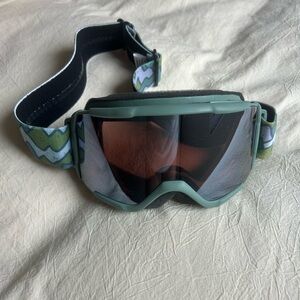 SMITH Green and Black Ski Goggles